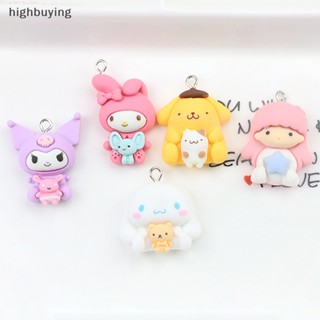 [highbuying] พวงกุญแจเรซิ่น จี้การ์ตูนสัตว์ Ch Kawaii เครื่องประดับ สําหรับผู้หญิง 2 ชิ้น พร้อมส่ง