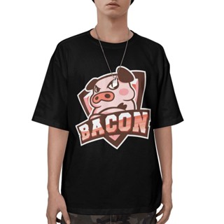 เสื้อเบคอนไทม์ เกมส์ROV แขนสั้นคอกลม Bacon Time เสื้อยืด ใส่ได้ทั้งชายและหญิง cotton oversize พร้อมส่ง