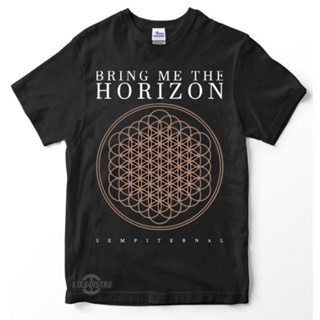 เสื้อยืดแขนสั้นคอกลมBring ME THE HORIZON - SEMPITERNAL / bmth เสื้อยืดลําลองแขนสั้นคอกลมพิมพ์ลาย / เสื้อยืด / เสื้อยืดCo