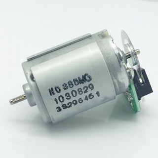 Dechang เพลามอเตอร์โฟโต้อิเล็กทริก AB 385 6 Pin ปลั๊ก DC6V-12V 3400-6800RPM