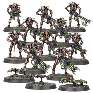 9.9 เหนื่อยมากWarhammer เนโครมันเซอร์ 40K NEC Samurai 10 คน และผ้าพันคอ 3 คน 6CDV