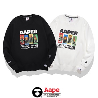 เสื้อกันหนาว AAPE × Jumping Lomo Color Painting College Team High Srteet