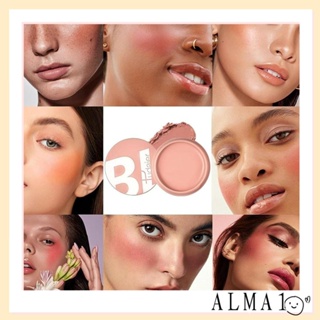 Alma บลัชออนเนื้อครีม เนื้อแมตต์ ติดทนนาน 9 สี เครื่องสําอางแต่งหน้า