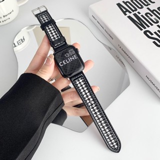 ใหม่ล่าสุด สายนาฬิกาข้อมือหนัง 49 มม. สําหรับ iwatch Band 8 7 41 มม. 45 มม. 40 มม. 44 มม. series 8 7 1 2 3 4 5 6 se iwatch 38 มม. 42 มม. Correa