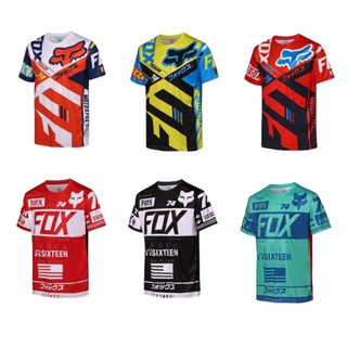 Motogp เสื้อแขนสั้น แบบแห้งเร็ว สําหรับรถจักรยานยนต์