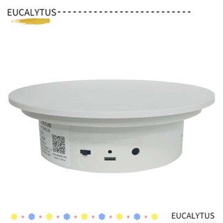 Eutus ขาตั้งโชว์เครื่องประดับ หมุนได้ 360 องศา รับน้ําหนัก 11 ปอนด์ 13 ซม. ปรับความเร็วได้ สีขาว