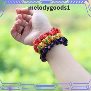 Melodygoods1 ยางรัดผม แบบยืดหยุ่น อุปกรณ์เสริม สําหรับเด็กผู้หญิง 10 ชิ้น