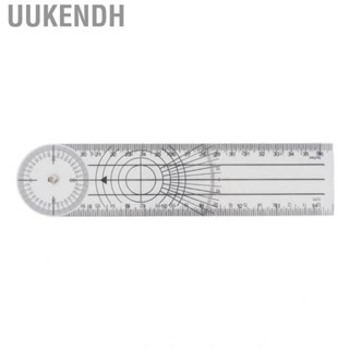 Uukendh Angle Measurement Ruler Practical Sturdy Structure Tough Adjustable Finder for School