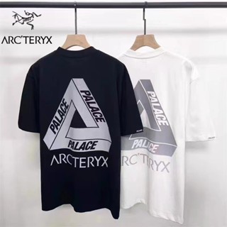 Arcteryx เสื้อยืดแขนสั้น ผ้าฝ้าย 100% ระบายอากาศ ทรงหลวม สไตล์เรโทร สําหรับผู้ชาย