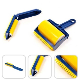 New Reusable Sticky Carpet Clothes Lint Fur Remover Cleaner Roller Brush