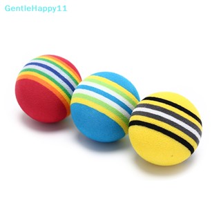 Gentlehappy ลูกกอล์ฟโฟมฟองน้ํา ลายทาง กันฝน สําหรับฝึกตีกอล์ฟ 10 ชิ้น