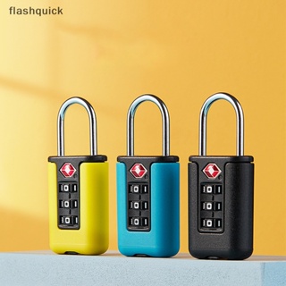 Flashquick อุปกรณ์ล็อคกระเป๋าเดินทาง 3 หลัก ขนาดเล็ก สําหรับ TSA