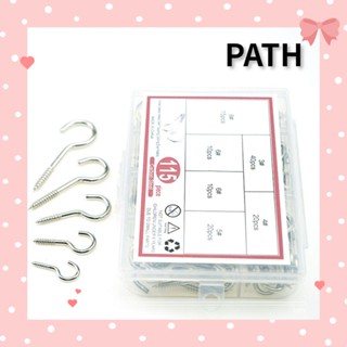 Path ตะขอสกรูสเตนเลส ขนาดเล็ก 115 ชิ้น สําหรับงานหนัก #3-#8 สลักเกลียวตา สําหรับใช้ในร่ม กลางแจ้ง