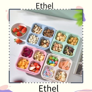 Ethel1 กล่องขนมขบเคี้ยว พร้อมฝาปิด ใช้ซ้ําได้ สําหรับโรงเรียน