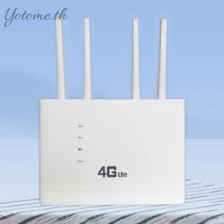 เราเตอร์ไร้สาย 4G 150Mbps WiFi 4 พอร์ตเครือข่ายซิมการ์ดโมเด็ม [Yotome.th]