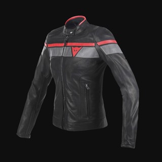 แจ็คเก็ต Dainese รุ่น Blackjack Lady Leather Black/Red