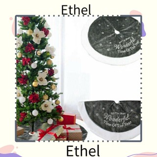 Ethel1 พรมปูพื้น ลายกระโปรงต้นคริสต์มาส 90 ซม. สําหรับตกแต่งบ้าน