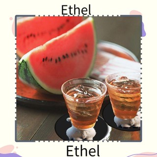 Ethel1 แผ่นรองแก้วน้ําอีพ็อกซี่ ลายการ์ตูน กันลื่น อุปกรณ์เสริม สําหรับตกแต่งรถยนต์