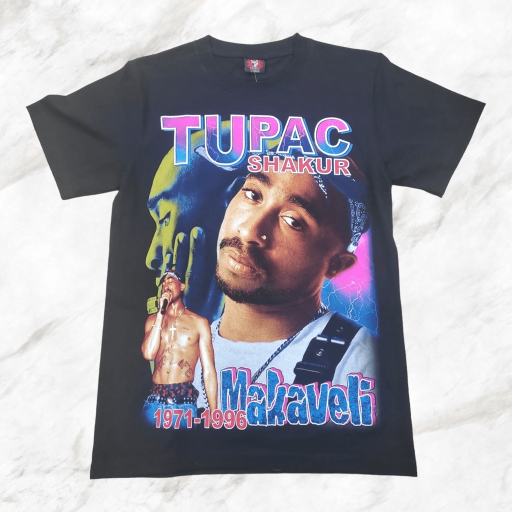 TDM 1804 เสื้อยืด Baju Tupac Rock Yeah