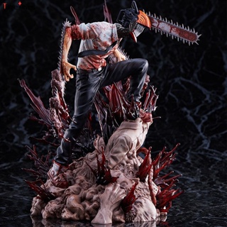 โมเดลฟิกเกอร์ รูปการ์ตูนอนิเมะ Chainsaw Man ขนาดกะทัดรัด ของเล่นสําหรับเด็ก