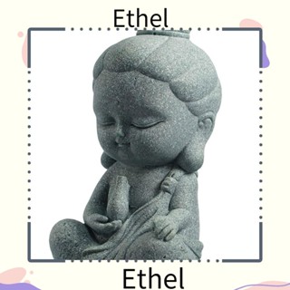 Ethel1 รูปปั้นต้นบอนไซน่ารัก ขนาดเล็ก 4.7*2.5 นิ้ว สําหรับตกแต่งบ้าน สวน