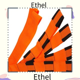 Ethel1 สายรัดยกของ โพลีเอสเตอร์ กันลื่น 2.7 ม. ปลอดภัย รับน้ําหนักได้มากสุด 800 ปอนด์ สีส้ม สําหรับเคลื่อนย้ายเฟอร์นิเจอร์ เครื่องใช้ไฟฟ้า 2 คน