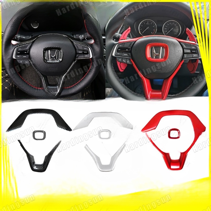 สําหรับ 2020 -2022 Honda City GN Hatchback พวงมาลัย Trim พวงมาลัยตกแต่ง Protector