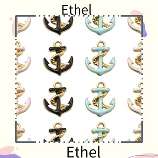 Ethel1 จี้สมอเรือ โลหะผสม 12*17 มม. สําหรับทําเครื่องประดับ ต่างหู 40 ชิ้น