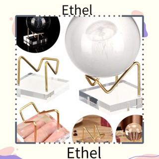 Ethel1 ฐานวางลูกบอลคริสตัล หินโมรา อะคริลิคใส