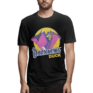 เสื้อยืดผ้าฝ้าย คอกลม พิมพ์ลายเป็ด Darkwing สไตล์บูติก สําหรับคริสต์มาส