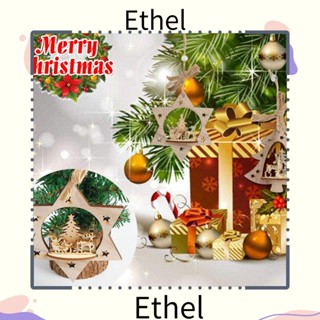 Ethel1 เครื่องประดับแขวนตกแต่งต้นคริสต์มาส 5 ชิ้น