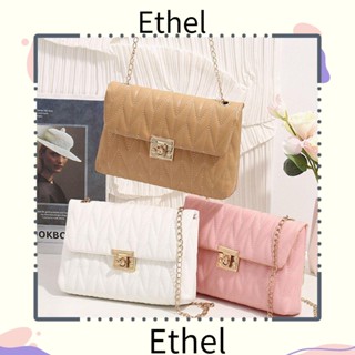 Ethel1 กระเป๋าสะพายไหล่ กระเป๋าถือ ทรงสี่เหลี่ยม ขนาดเล็ก สําหรับสตรี