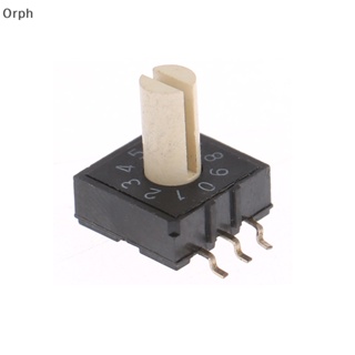 Orph RM3HAF-10 สวิตช์โรตารี่ 10 0-9 3:3 พร้อมมือจับ