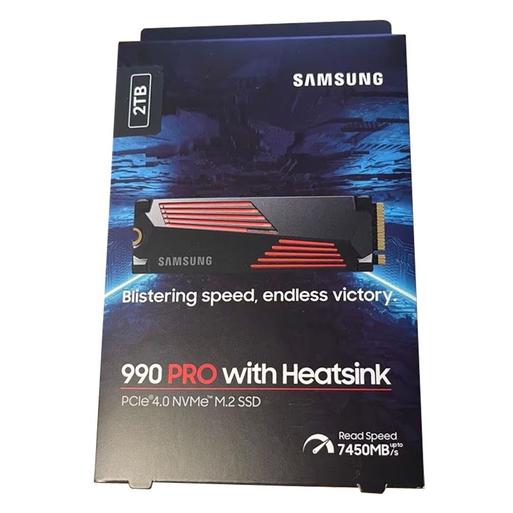 Ssd พร้อมฮีทซิงค์ สําหรับ Samsung 990 PRO 2TB PCIe 4.0 NVMe M.2 2280 PS5