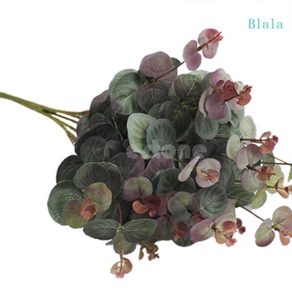 Blala ช่อดอกยูคาลิปตัสประดิษฐ์ 50 ซม. สีแดง สีเขียว สําหรับตกแต่ง