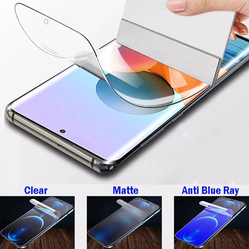 ฟิล์มไฮโดรเจล แบบนิ่ม ผิวด้าน ป้องกันหน้าจอ สําหรับ Sharp Aquos sense5G sense4 Plus R2 Compact R5G R