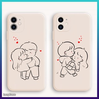 เคสโทรศัพท์มือถือ ซิลิโคนนุ่ม ลายอะนิเมะ Hug and Kiss น่ารัก สําหรับ Samsung SM265 A02 A02S A03 A03S A10 A10S A11 M10 M11 A12 A13 A23 A21S A20 A22 A30 A50 A32 A51 A52 ล่าสุด