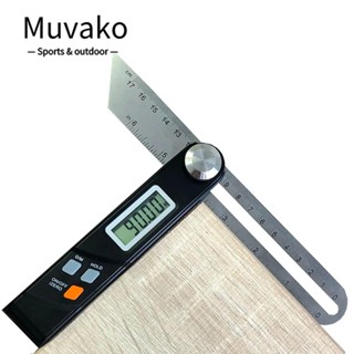 Muvako เครื่องโปรแทรกเตอร์ดิจิทัล สเตนเลส 360 องศา แบบพกพา สําหรับงานไม้