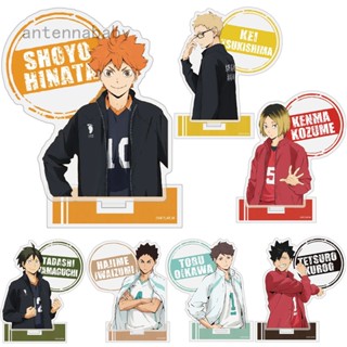 Ab อะนิเมะ Haikyuu!! โมเดลฟิกเกอร์อะคริลิค รูปพัด สําหรับตกแต่งบ้าน