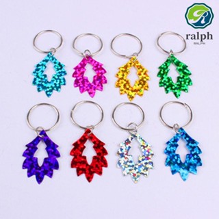 Ralph จี้ลูกปัดเดรดล็อก พลาสติก รูปใบไม้ หลากสี เครื่องประดับ สําหรับผู้หญิง เด็กผู้หญิง DIY 30 ชิ้น ต่อชุด