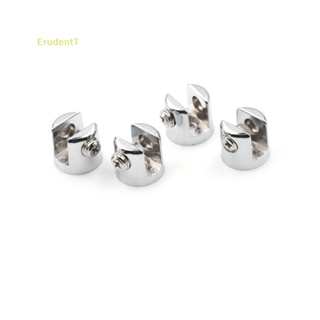 [ErudentT] แคลมป์วางแก้ว โลหะผสมสังกะสี 6-8 มม. 4 ชิ้น [ใหม่]