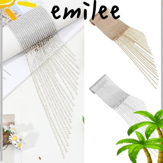 Emilee สร้อยข้อมือ ประดับเพชรเทียม แวววาว แฟชั่นสําหรับผู้หญิง งานแต่งงาน