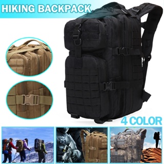 40L Outdoor Backpack Large Molle Camping Hiking Shoulder Bag Rucksack Waterproof