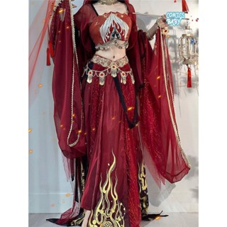 Exotic Style western COSPLAY Costume Dunhuang Non-Hanfu Chinese Elements异域风西域圣女