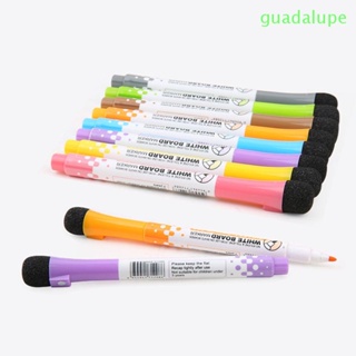 Guadalupe ปากกาไวท์บอร์ด แม่เหล็ก ลบได้ 8 สี ปลอดภัย สําหรับเด็ก โรงเรียน