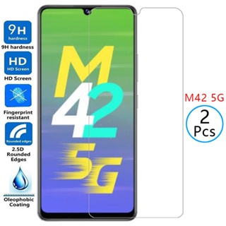 ฟิล์มกระจกนิรภัยกันรอยหน้าจอ สําหรับ samsung m42 5g galaxy m 42 42m samsun samsumg sansung m42