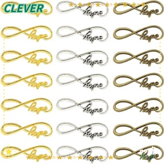 Clever ตัวเชื่อมต่อสัญลักษณ์ โลหะผสมสังกะสี สไตล์โบราณ สีเขียว สีเงิน สีทอง สําหรับสร้อยคอ อุปกรณ์เสริมสร้อยข้อมือ DIY คนรักงานฝีมือ แฮนด์เมด