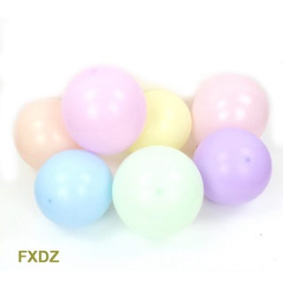 Fxdz ลูกโป่งยาง สีพาสเทล 10 นิ้ว สําหรับตกแต่งปาร์ตี้วันเกิด งานแต่งงาน 100 ชิ้น