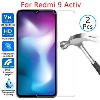 ฟิล์มกระจกนิรภัยกันรอยหน้าจอ สําหรับ redmi 9 xiaomi readmi 9activ ksiomi xiomi xaomi oremi 9h