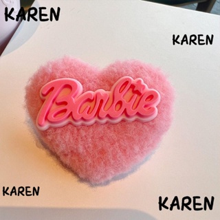 Karen กิ๊บติดผม รูปตุ๊กตาเป็ด ประดับโบว์ ผ้าโพกศีรษะ แฟชั่นสําหรับผู้หญิง 2 ชิ้น